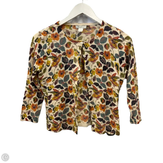 Sweater Cardigan By Garnet Hill In Multi-colored, Size: S