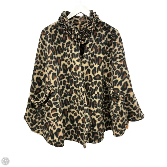 Shawl By Clothes Mentor In Animal Print, Size: Osfm