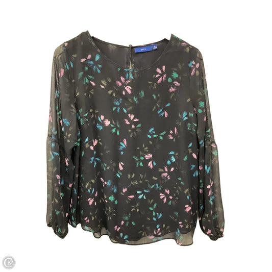 Top Long Sleeve By Apt 9 In Black, Size: Lp
