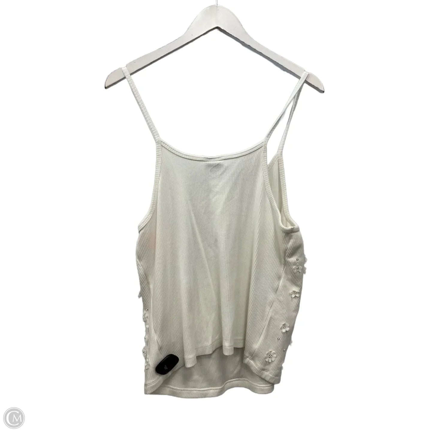 Top Sleeveless By A New Day In White, Size: Xxl