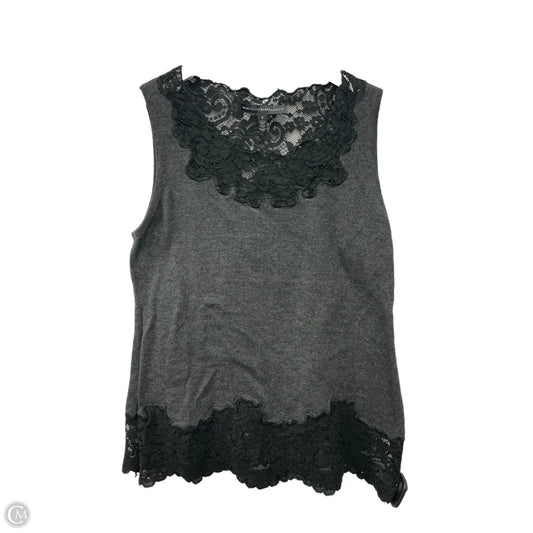 Top Sleeveless By White House Black Market In Black & Grey, Size: S