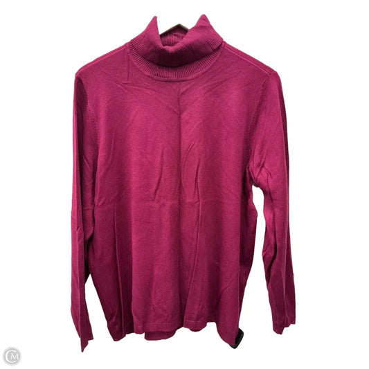 Top Long Sleeve By Chicos In Pink, Size: Xl