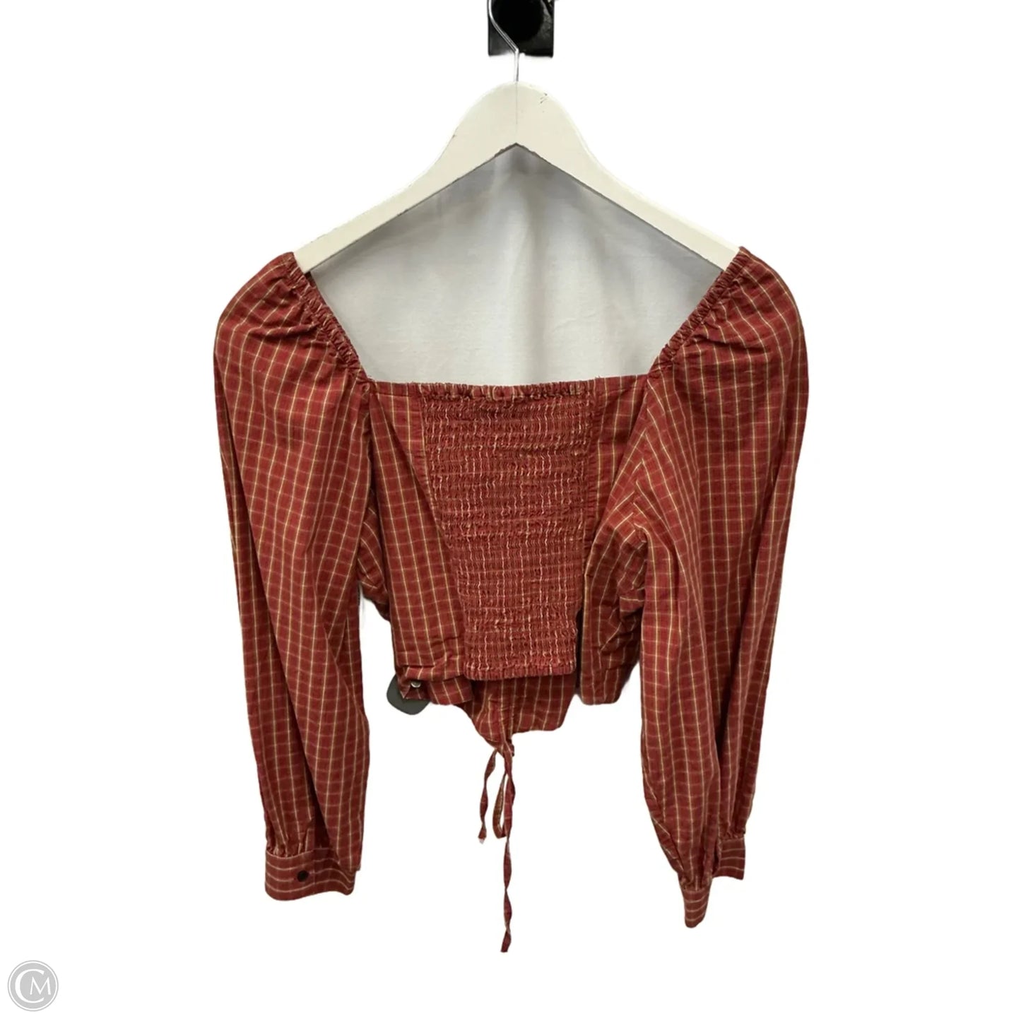 Top Long Sleeve By Levis In Red, Size: L