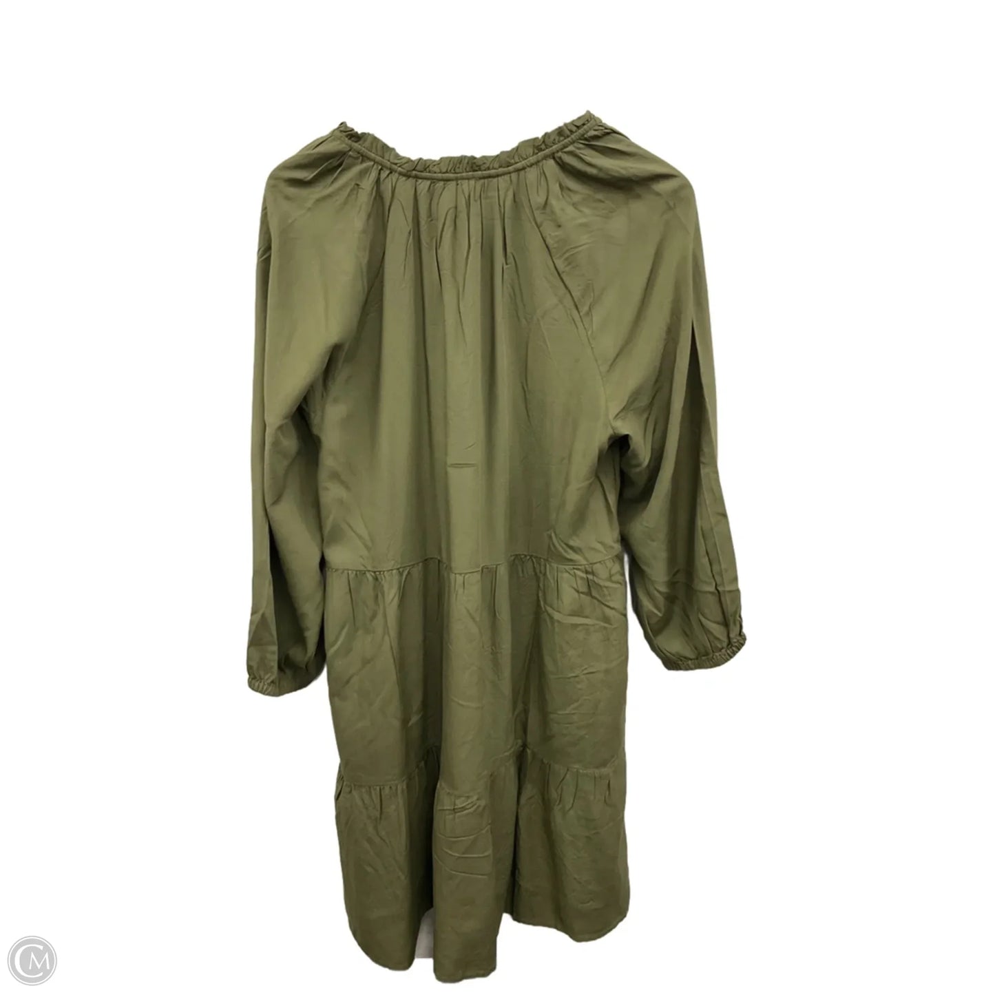 Tunic Long Sleeve By Clothes Mentor In Green, Size: L