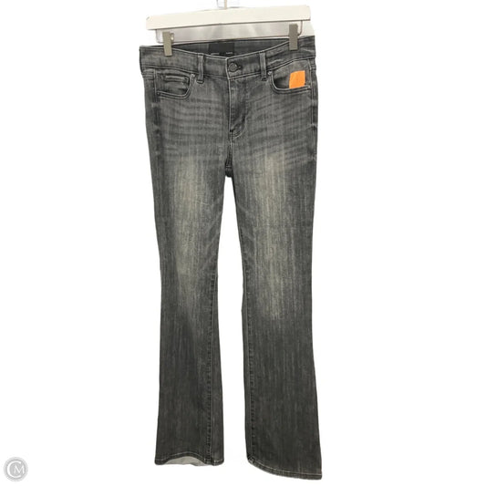 Jeans Straight By White House Black Market In Grey Denim, Size: 4