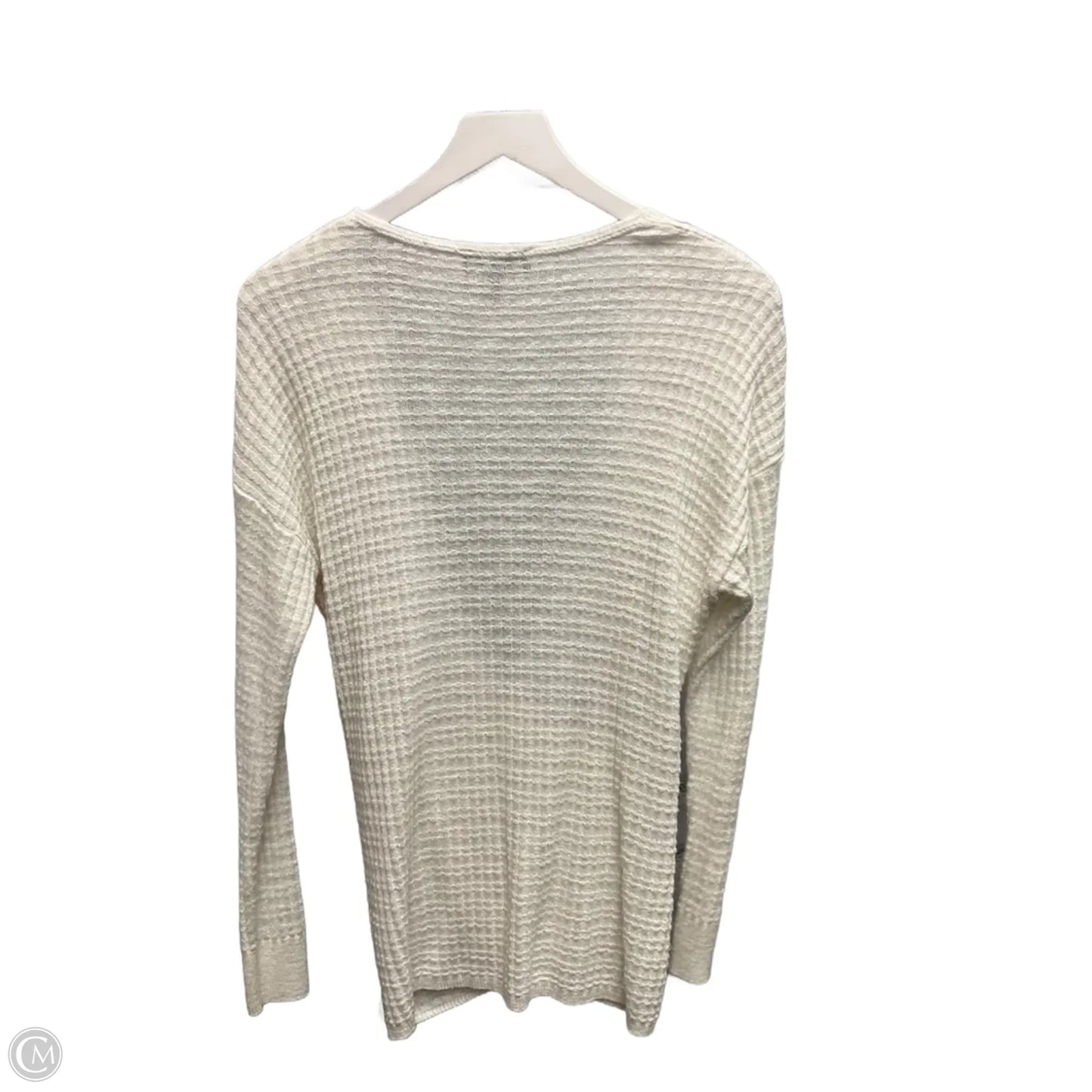 Top Long Sleeve By Express In White, Size: S