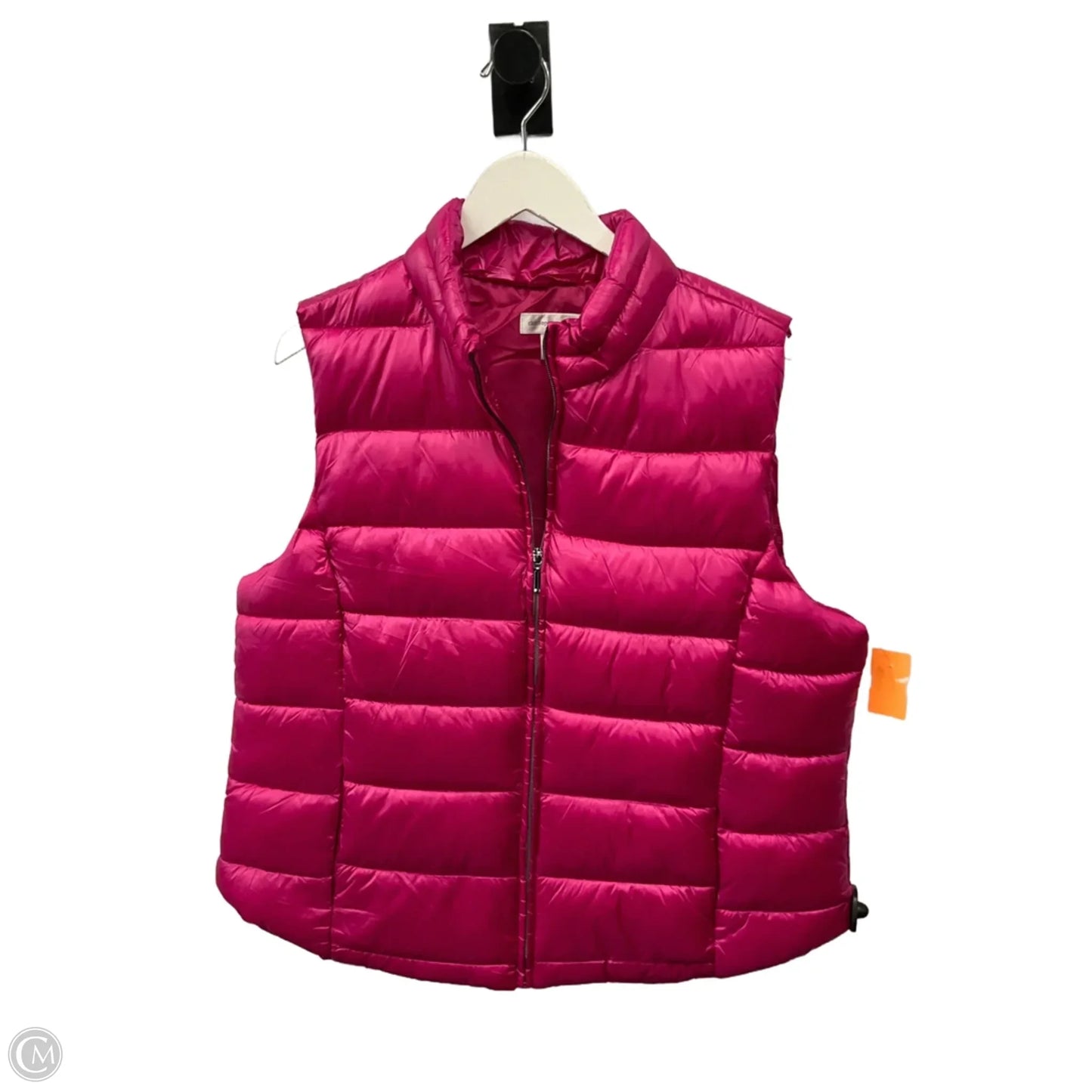 Vest Puffer & Quilted By Christopher And Banks In Pink, Size: Xl