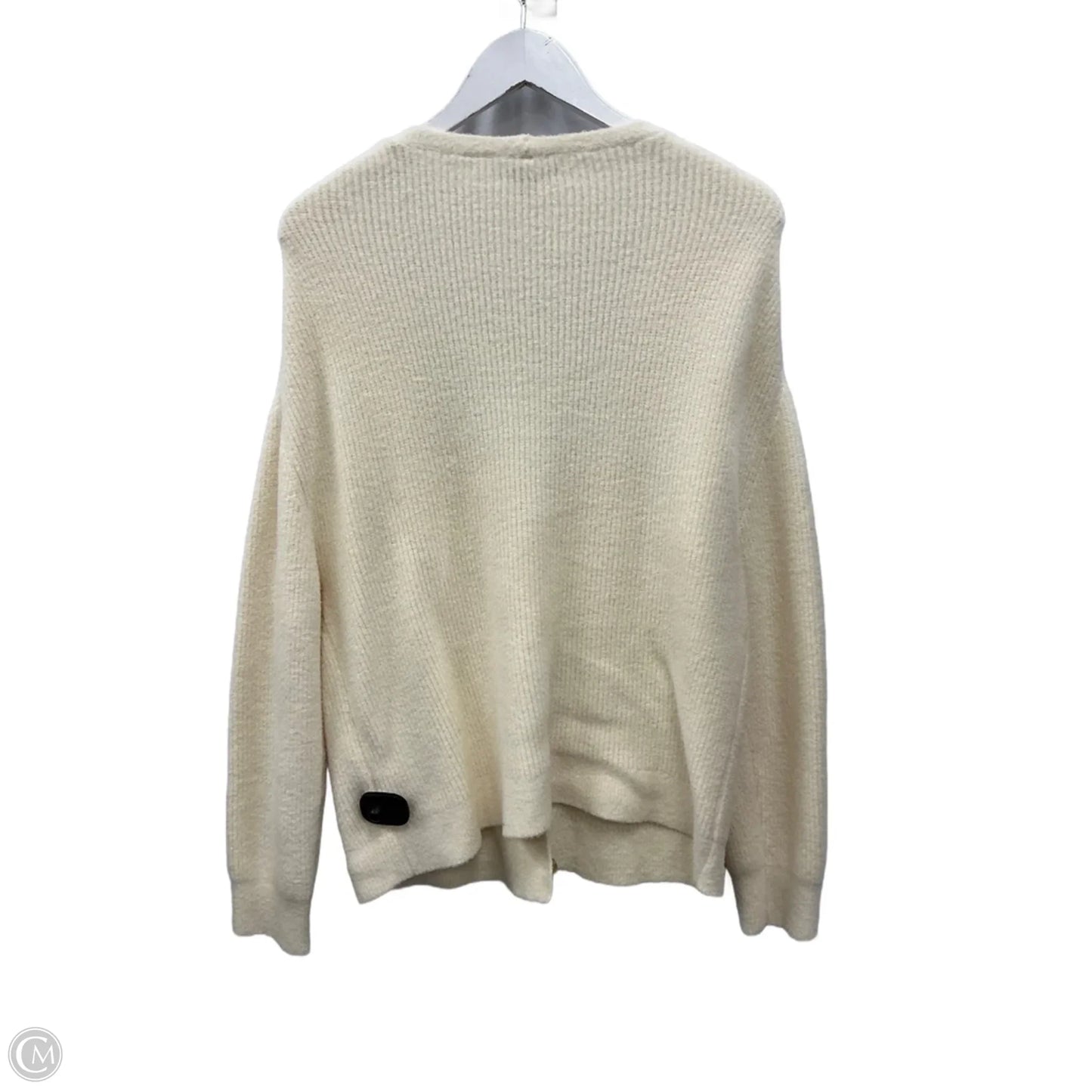 Sweater Cardigan By American Eagle In Cream, Size: S