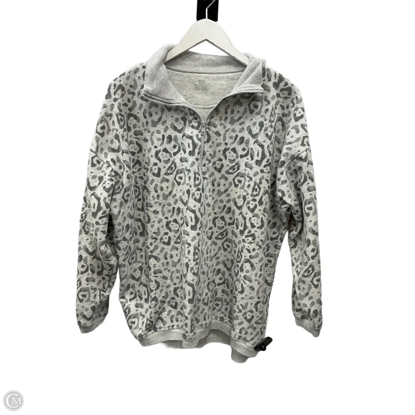 Sweatshirt Collar By Aerie In Grey, Size: S