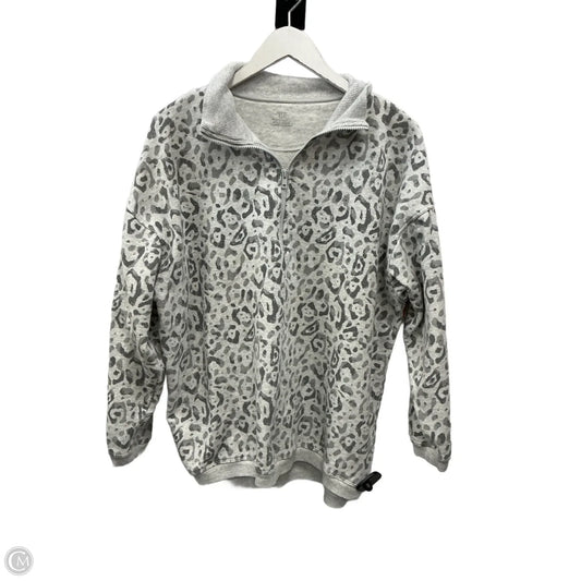 Sweatshirt Collar By Aerie In Grey, Size: S
