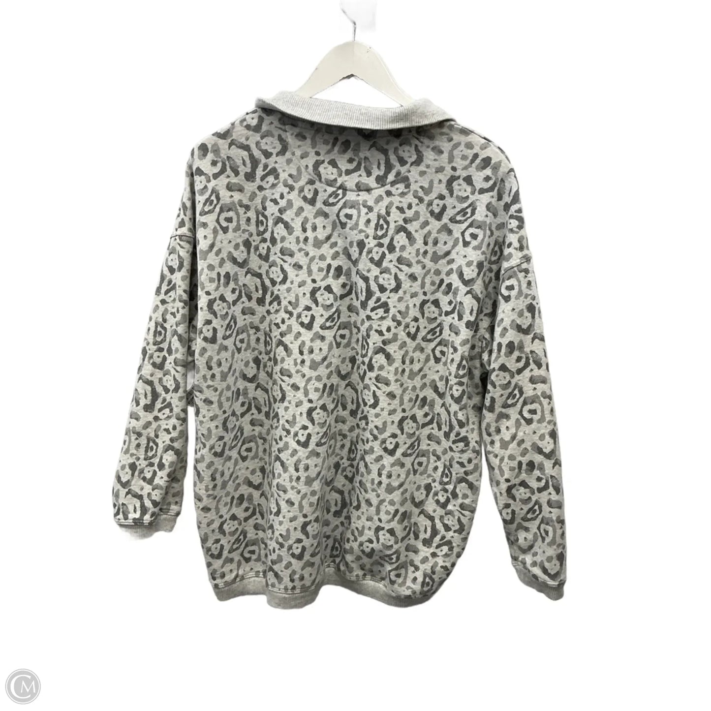 Sweatshirt Collar By Aerie In Grey, Size: S