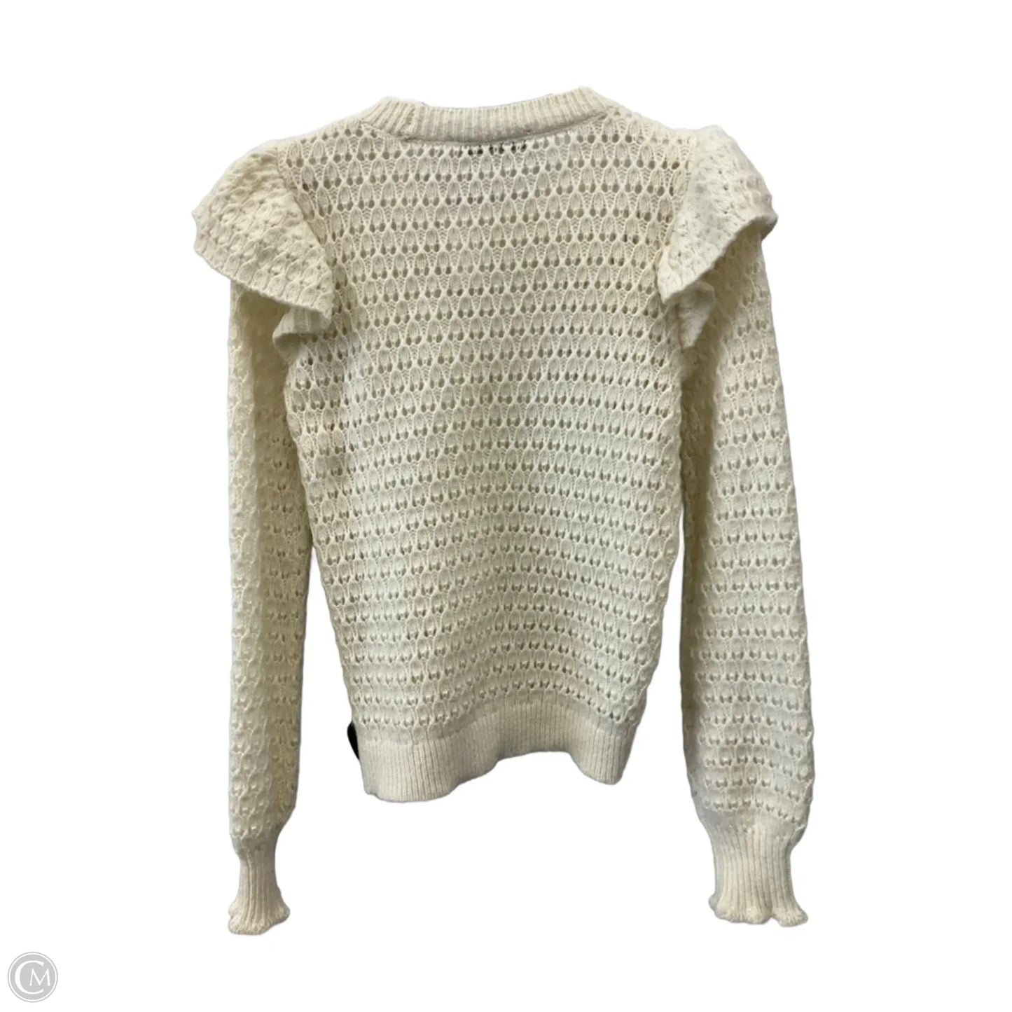 Sweater By Loft In Cream, Size: Xs