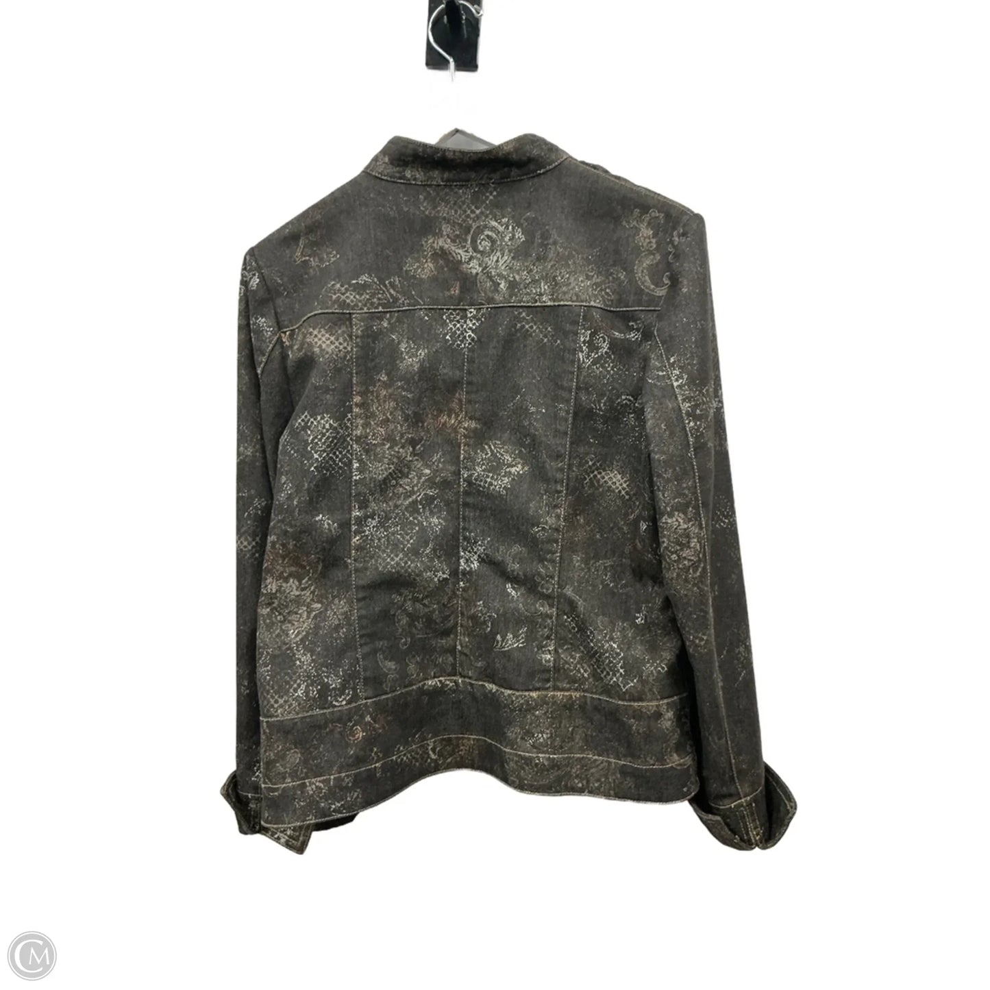 Jacket Denim By Coldwater Creek In Black Denim, Size: M