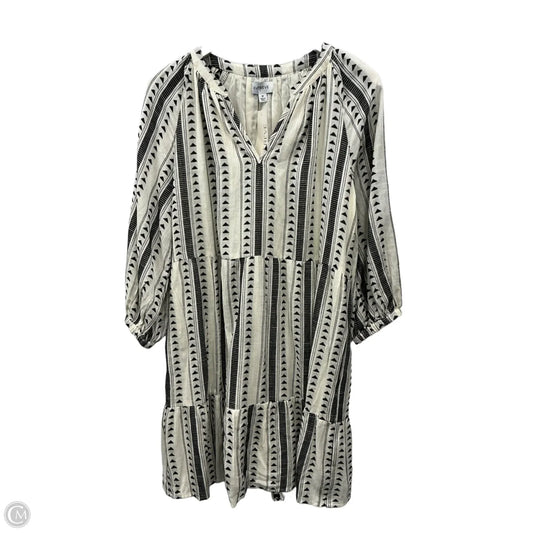 Dress Casual Short By Evereve In Black & Cream, Size: M