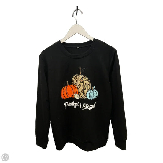 Top Long Sleeve By Clothes Mentor In Black, Size: M