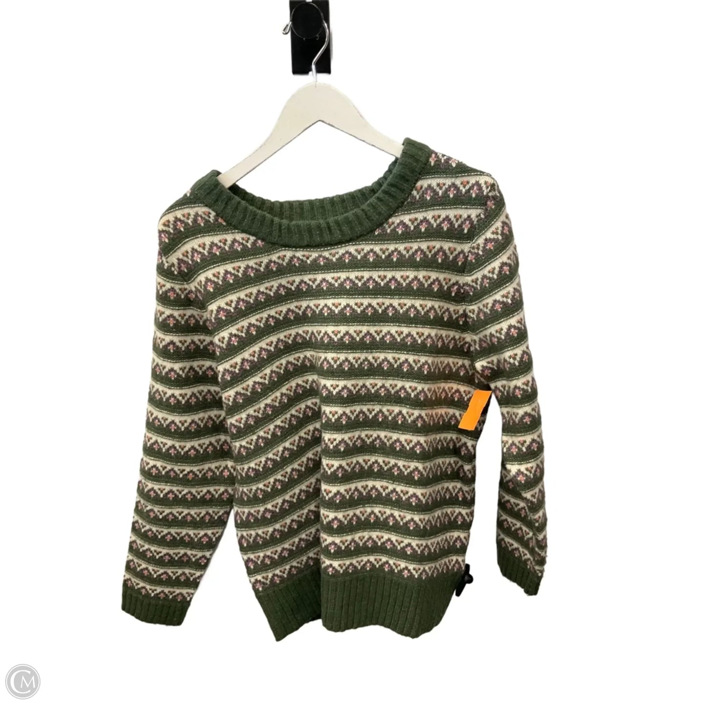 Sweater By Croft And Barrow In Green, Size: L