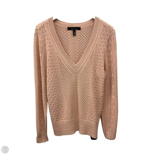 Sweater By White House Black Market In Pink, Size: L