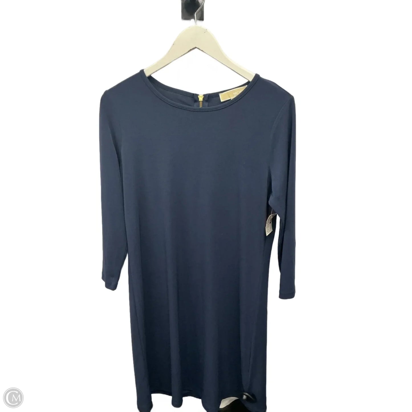 Dress Casual Midi By Michael By Michael Kors In Navy, Size: M