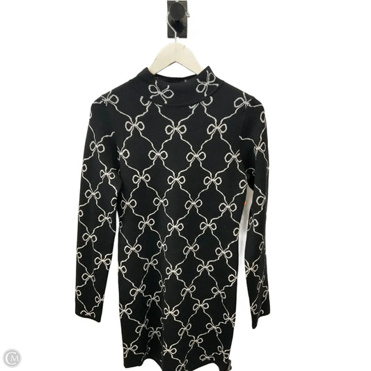 Dress Sweater By Jolie & Joy In Black & White, Size: L
