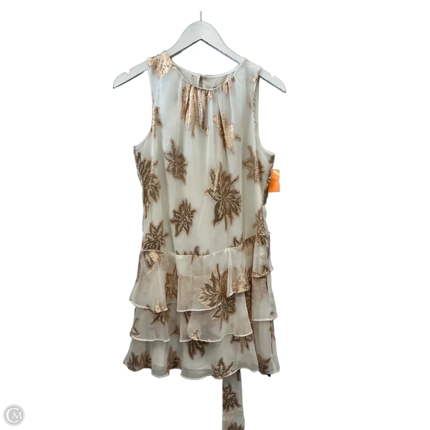 Dress Party Short By Express In Rose Gold, Size: S