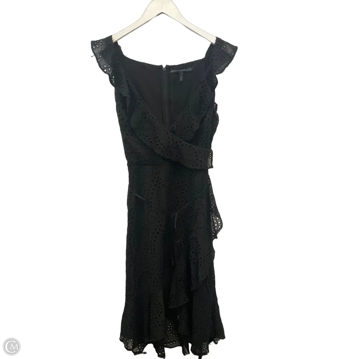 Dress Party Midi By White House Black Market In Black, Size: S