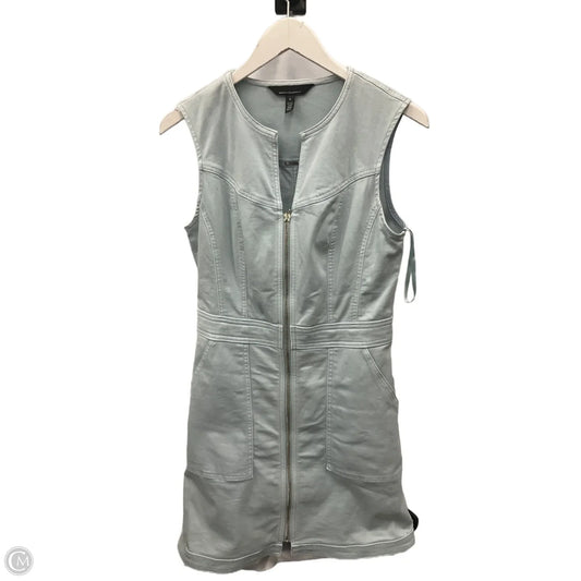 Dress Casual Midi By White House Black Market In Blue Denim, Size: S