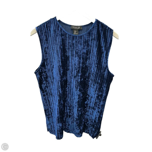 Top Sleeveless By Rachel Zoe In Blue, Size: L