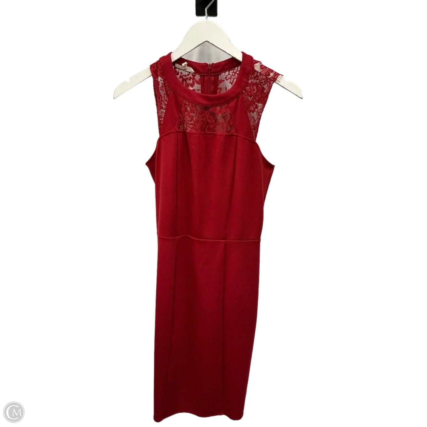 Dress Casual Midi By Maurices In Red, Size: S