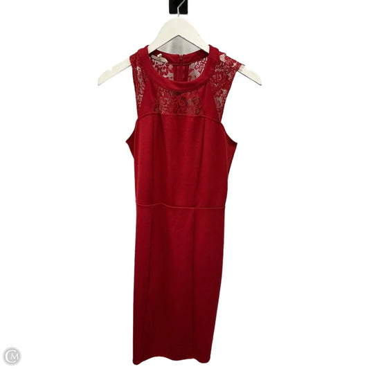 Dress Casual Midi By Maurices In Red, Size: S