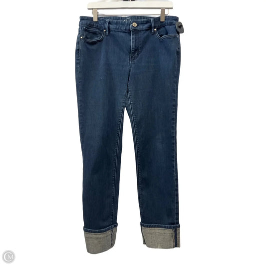 Jeans Boyfriend By White House Black Market In Blue Denim, Size: 10