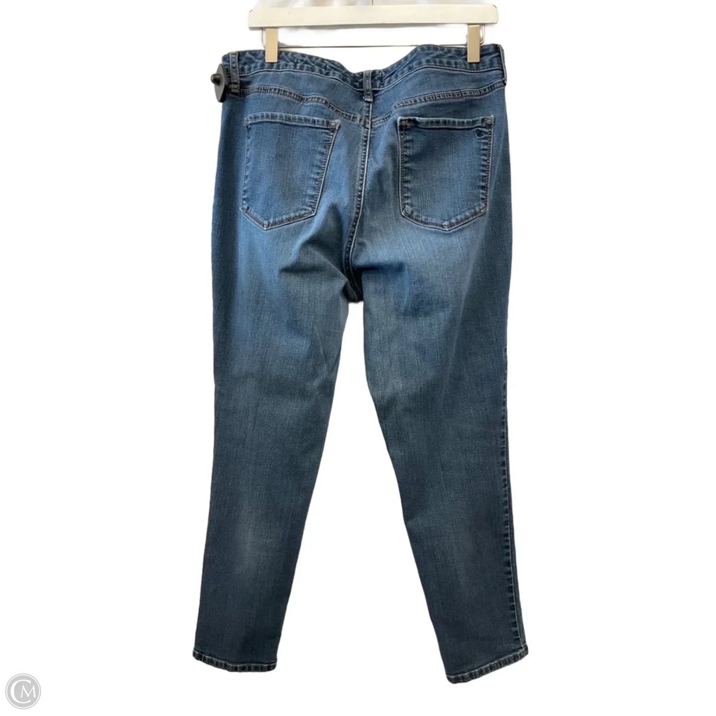 Jeans Skinny By Jessica Simpson In Blue Denim, Size: 16