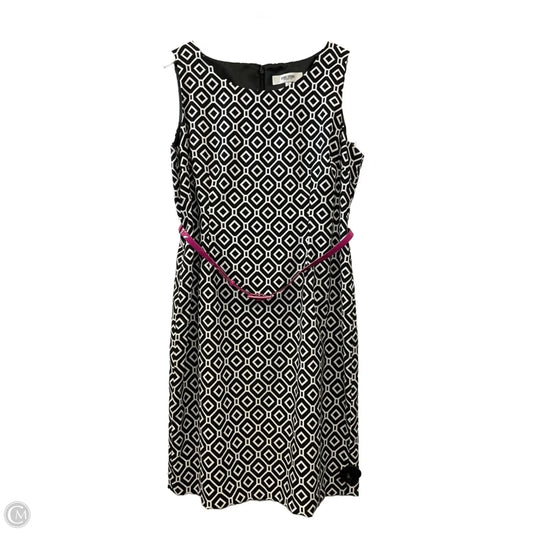 Dress Work By Jones Studio In Black & White, Size: Xl