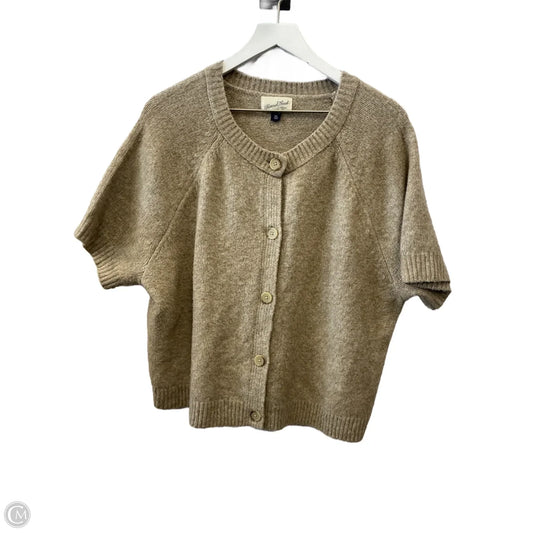 Sweater Cardigan By Universal Thread In Tan, Size: Xxl