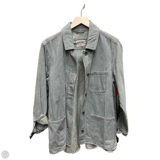 Jacket Denim By Old Navy In Blue & White, Size: Xs