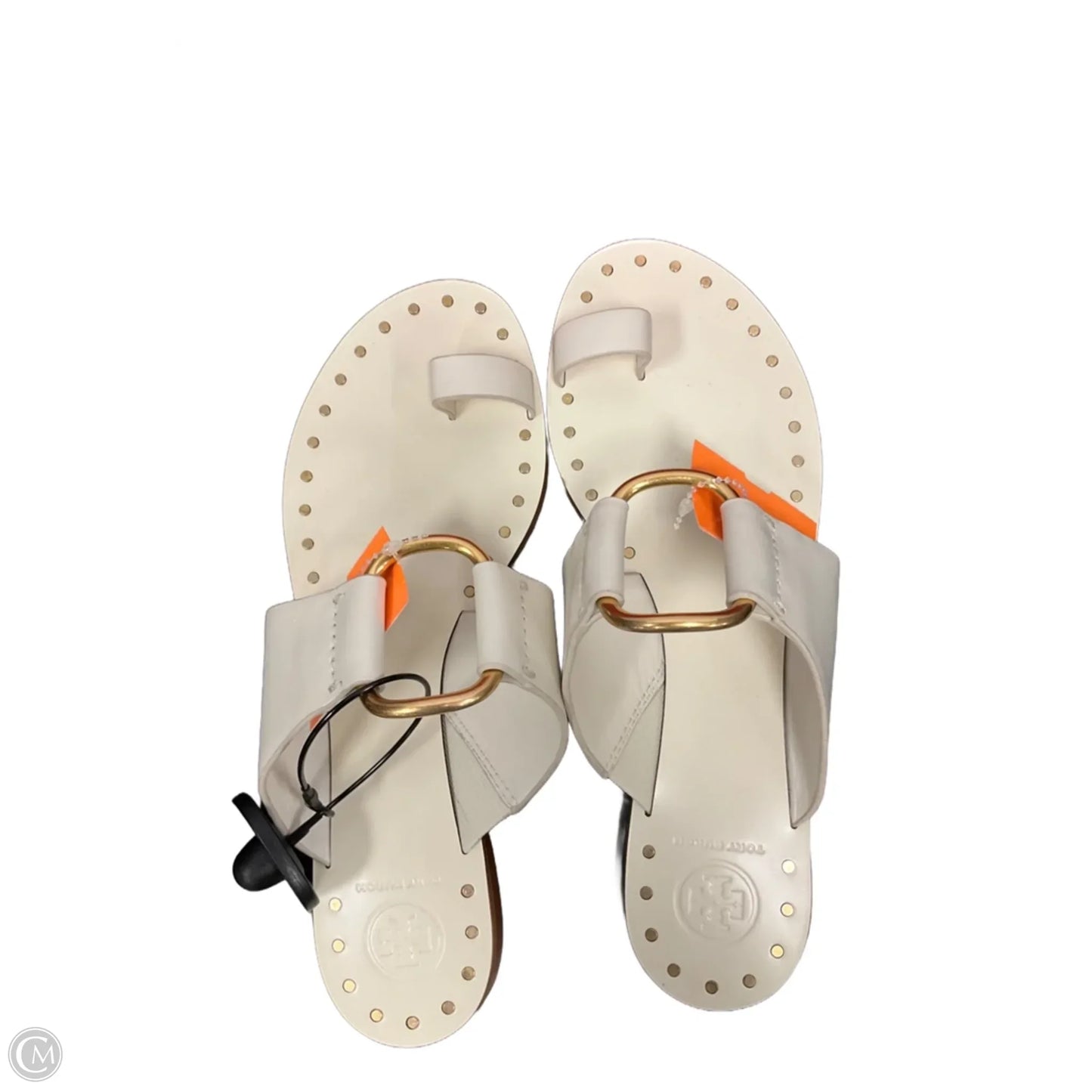 Sandals Designer By Tory Burch In White, Size: 8.5