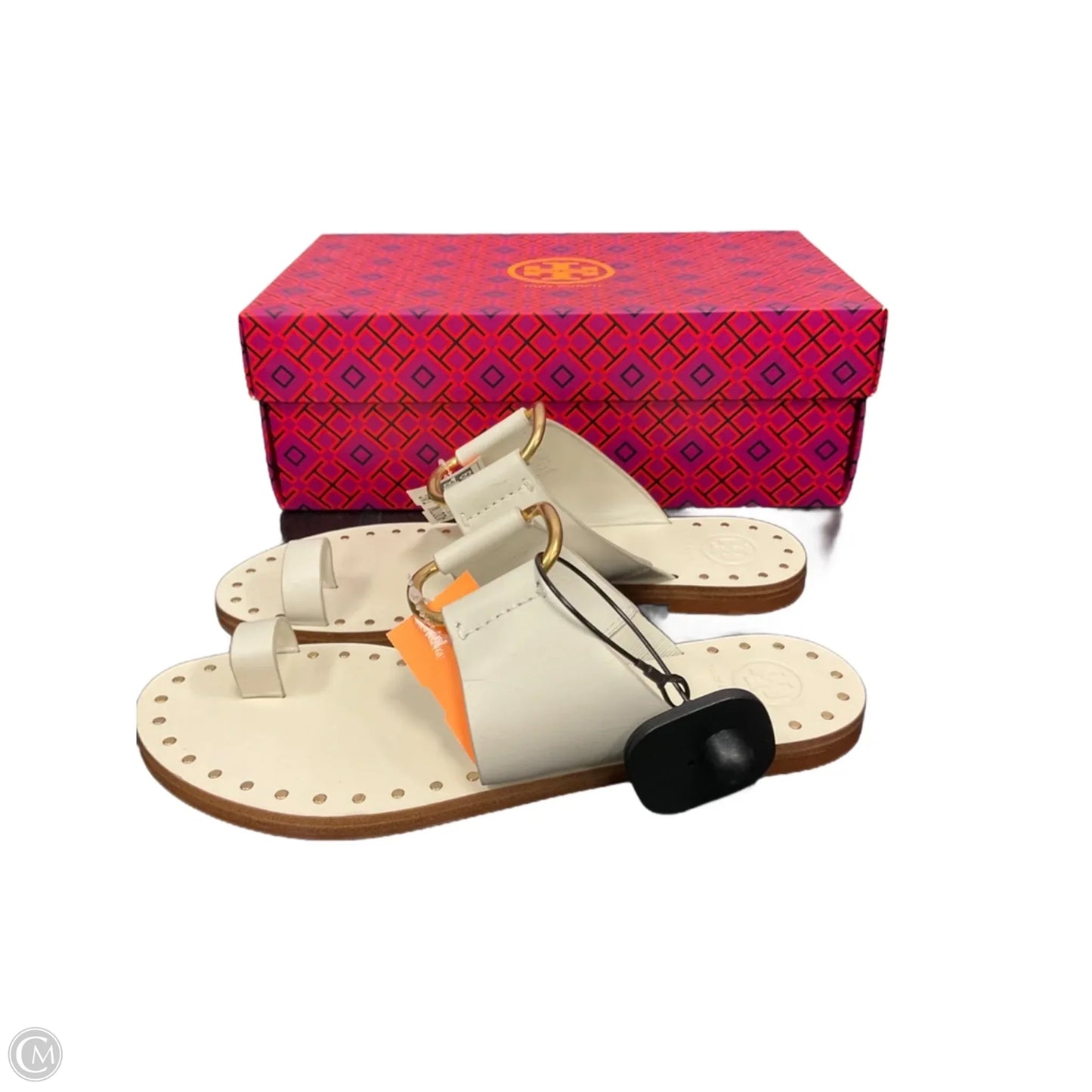 Sandals Designer By Tory Burch In White, Size: 8.5