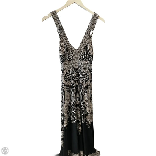 Dress Casual Midi By Inc In Black & Tan, Size: S