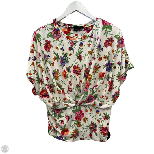 Top Short Sleeve By Cynthia Steffe In Multi-colored, Size: M
