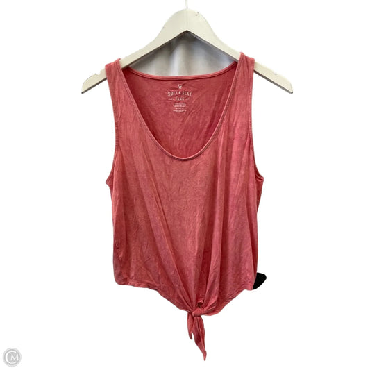 Top Sleeveless By American Eagle In Pink, Size: M