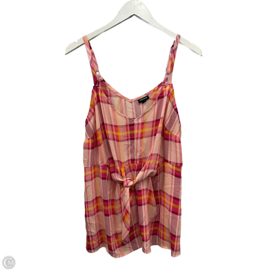 Top Sleeveless By Torrid In Pink, Size: Xl