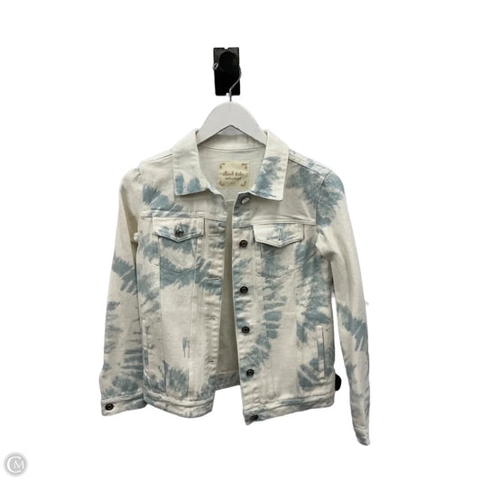 Jacket Denim By Altard State In White Denim, Size: Xs