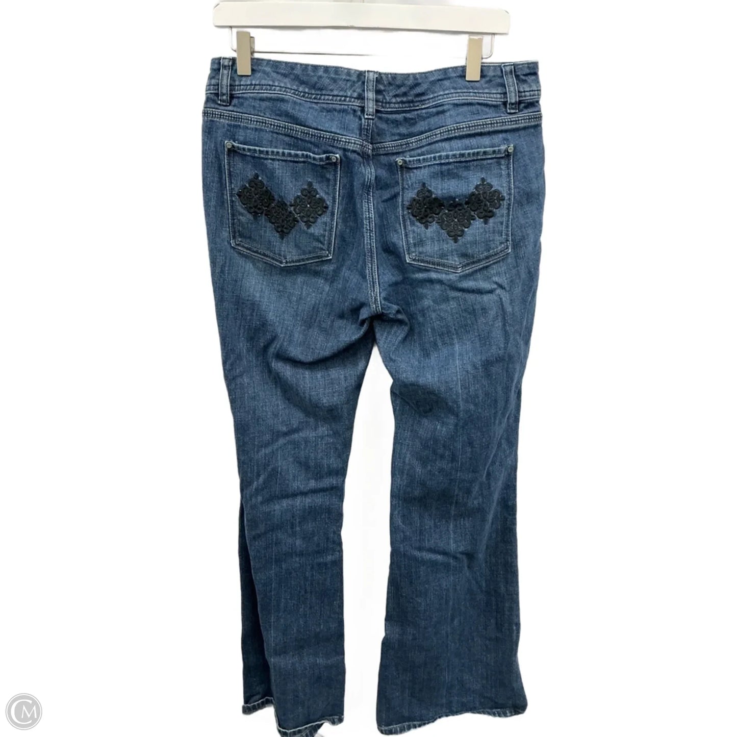 Jeans Boot Cut By White House Black Market In Blue Denim, Size: 10