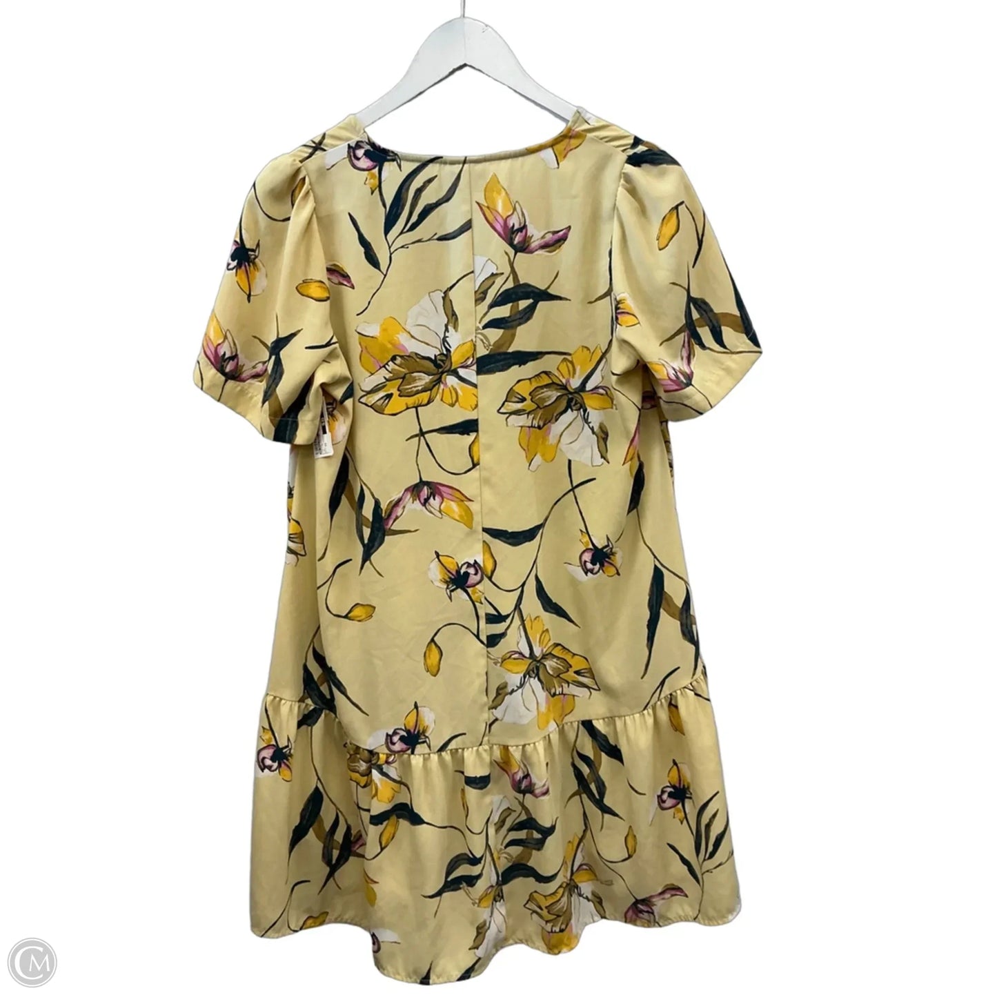 Dress Casual Short By A New Day In Yellow, Size: Xs