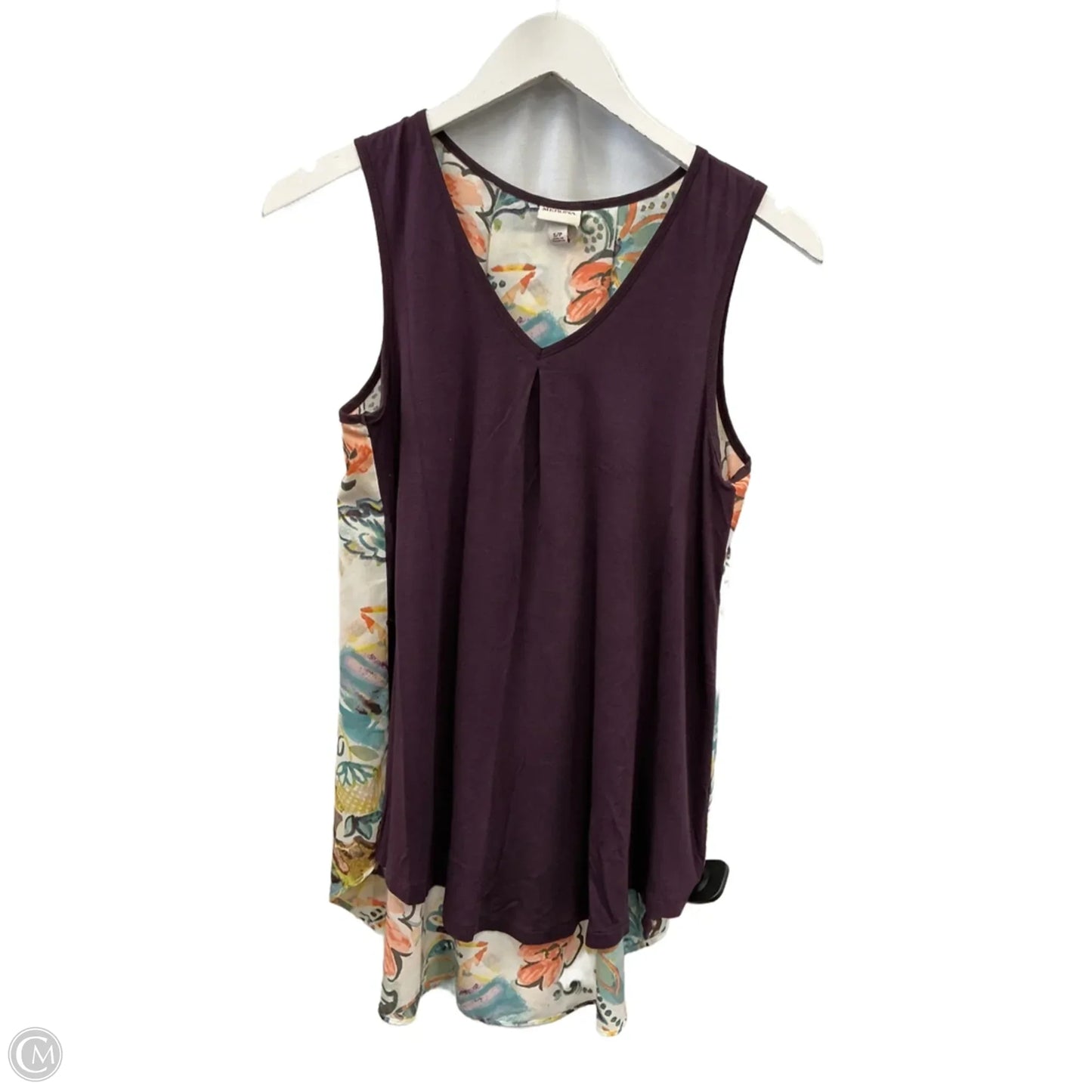 Top Sleeveless By Merona In Purple, Size: S