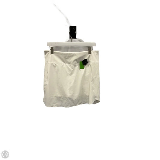 Athletic Skort By Athleta In White, Size: L