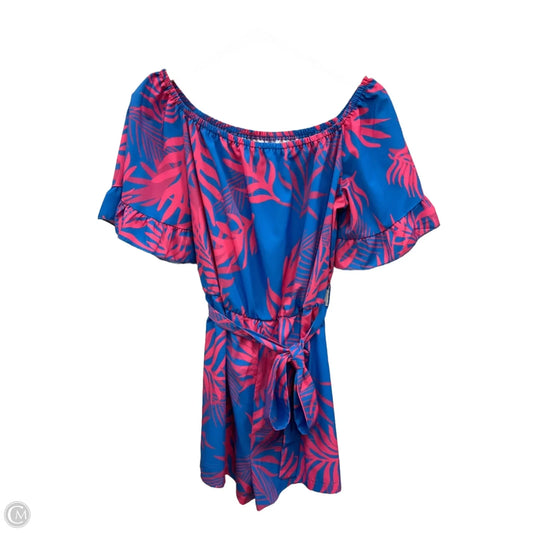Romper By Shein In Blue & Pink, Size: Xl