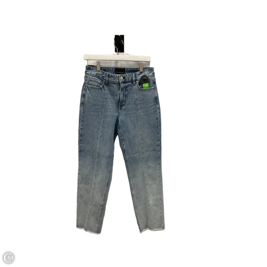 Jeans Straight By White House Black Market In Blue Denim, Size: 4
