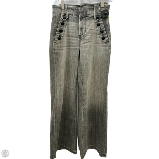 Jeans Boot Cut By White House Black Market In Grey Denim, Size: 2