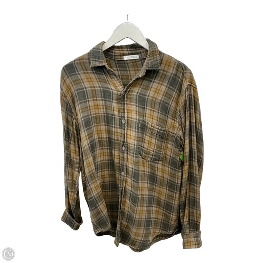 Top Long Sleeve By Free People In Brown, Size: Xs