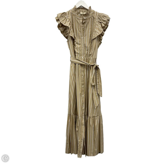 Dress Casual Midi By Entro In Tan, Size: M